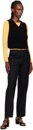 Nothing Written Black Garine Wool Sweater Vest