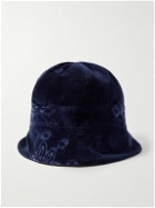 Post-Imperial - Elegushi Printed Cotton-Velvet Bucket Hat