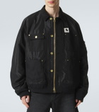 Sacai x Carhartt corduroy-trimmed blouson jacket