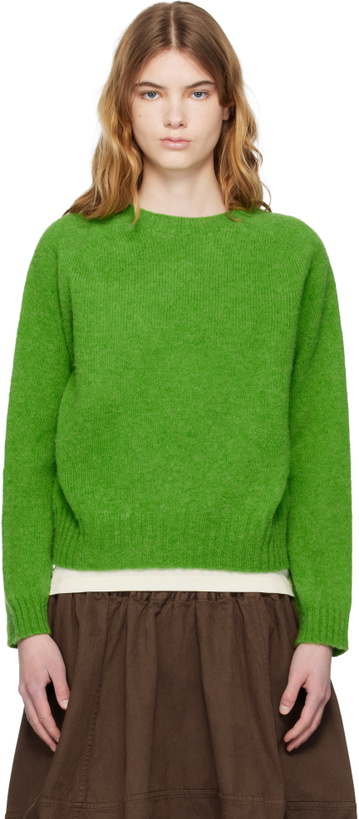 Photo: YMC SSENSE Exclusive Green Jets Sweater