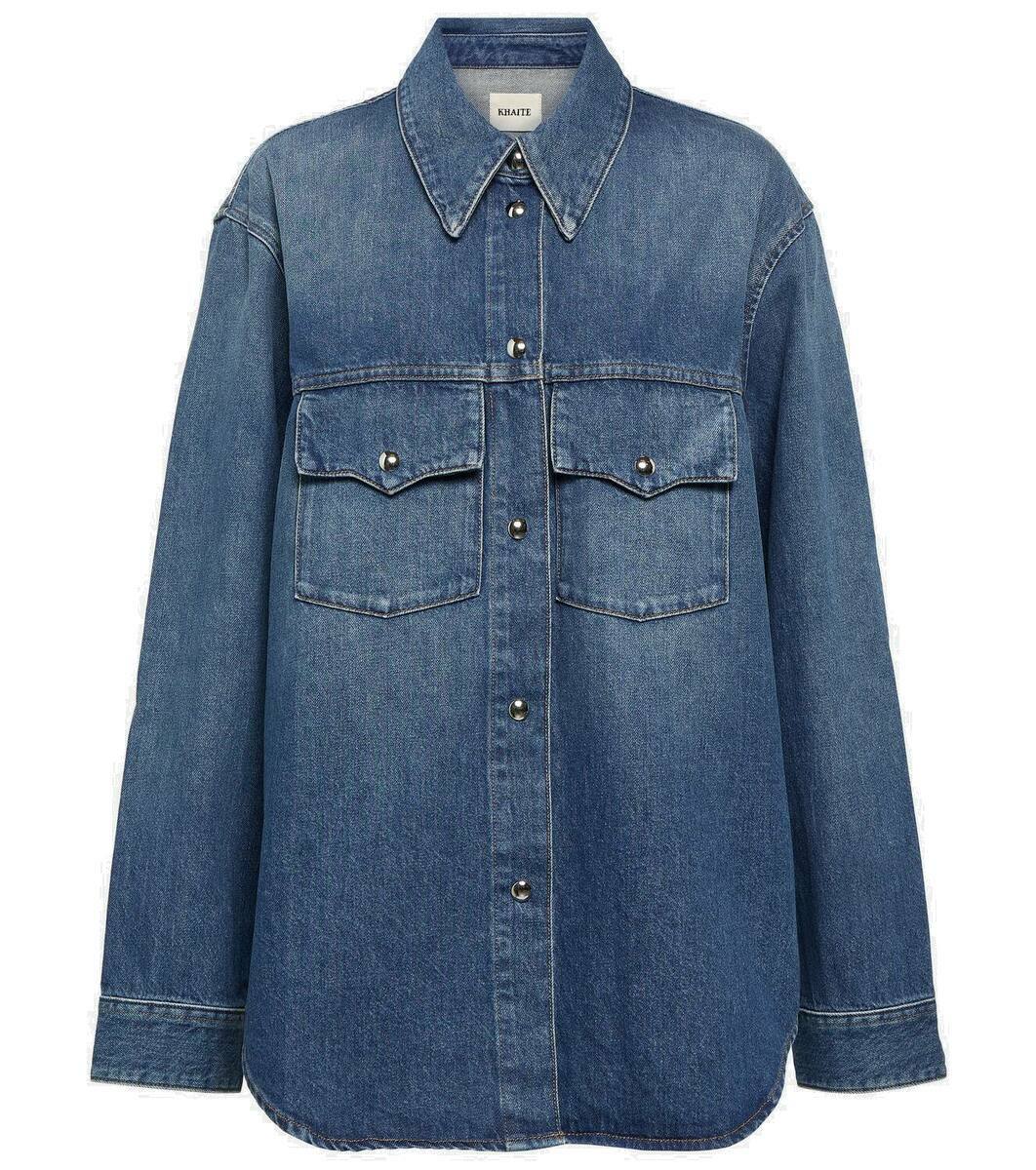 Khaite Jinn denim shirt Khaite