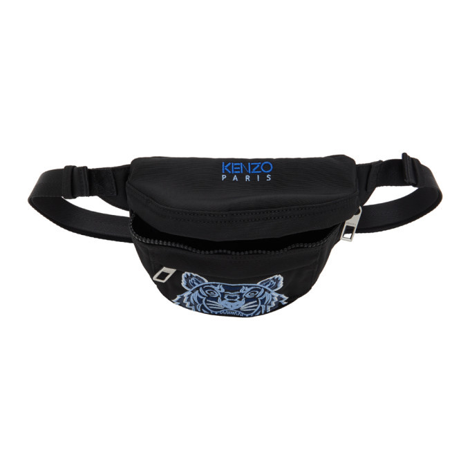 Kenzo Black Mini Kampus Tiger Bum Bag Kenzo
