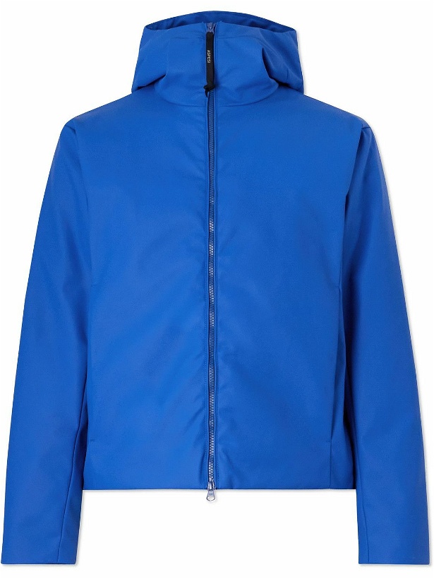 Photo: Aspesi - Padded Shell Hooded Jacket - Blue