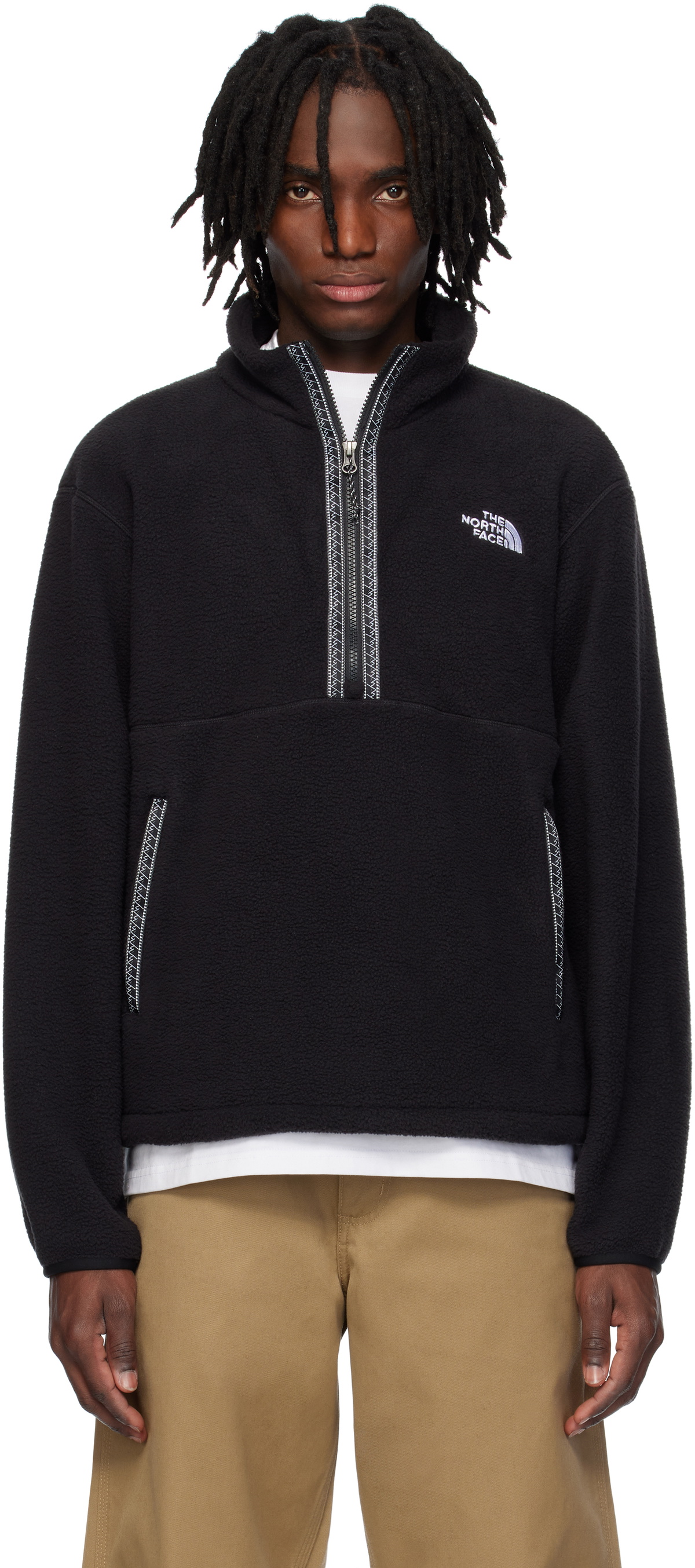 The North Face Black Fleeski 1/4 Zip Sweater