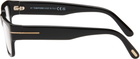 TOM FORD Black Rectangular Blue Light Glasses