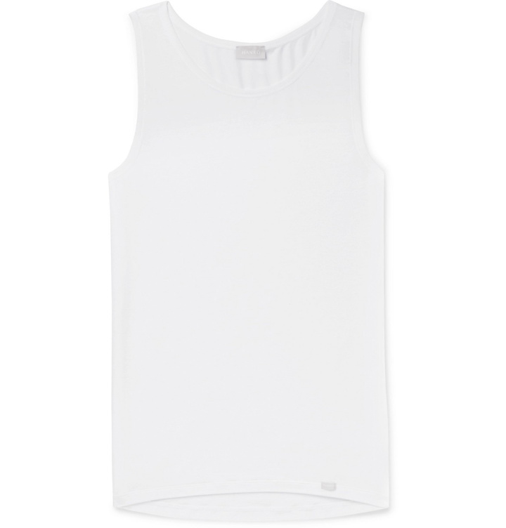 Photo: Hanro - Stretch Lyocell and Cotton-Blend Tank Top - White