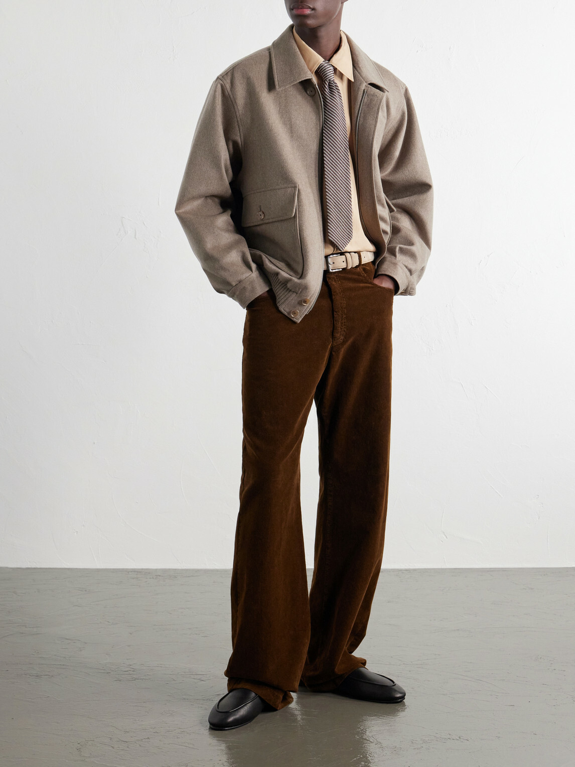 Auralee - Cashmere Blouson Jacket - Brown