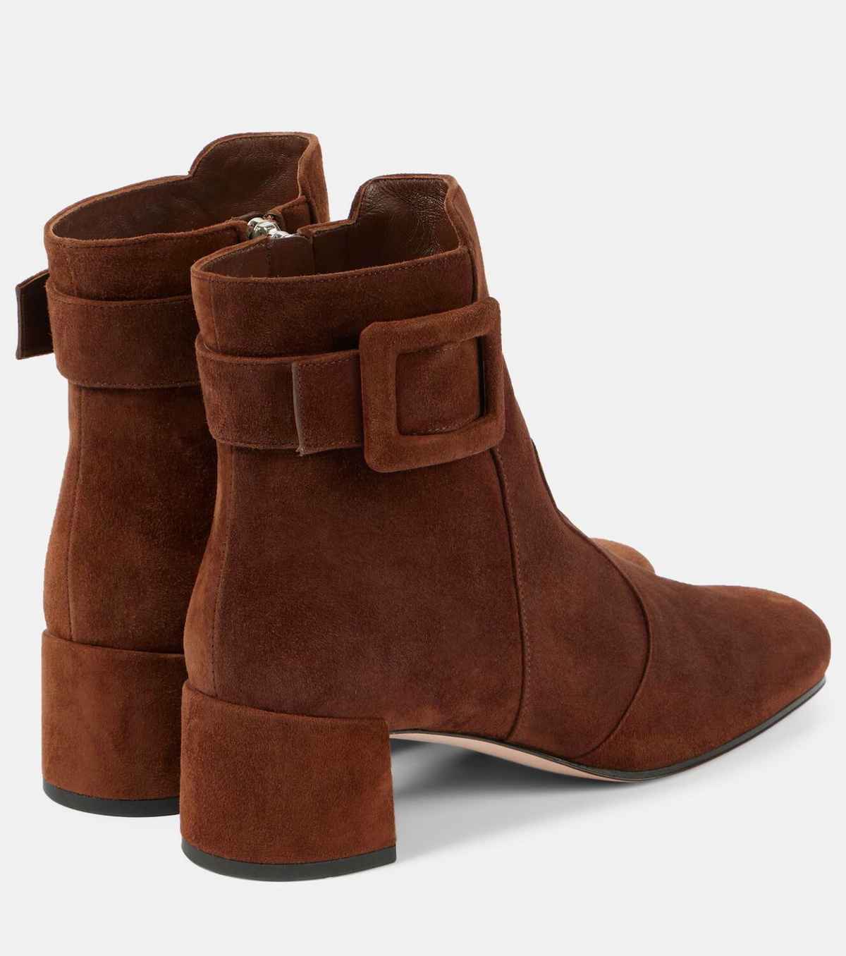 Roger Vivier Tres Vivier Polly suede ankle boots