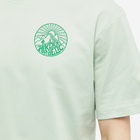 Hikerdelic Men's Core Logo T-Shirt in Smoke Green