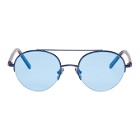 Super Blue Cooper Sunglasses
