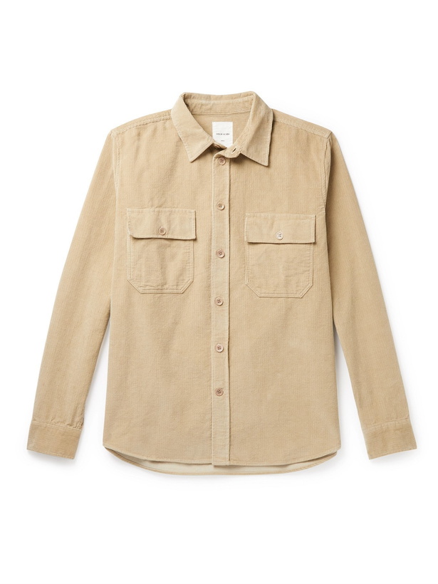 Photo: Wood Wood - Andrew Cotton-Corduroy Shirt - Neutrals