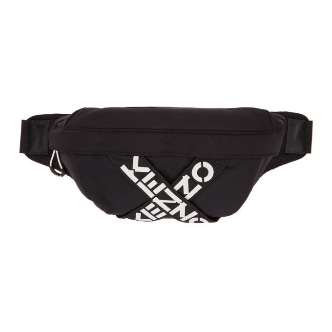 logo belt bag Schwarz Bags - MavieenmieuxShops  Second Hand Hermès Kenzo  embroidered - Hermès 2000 pre-owned Kelly Séllier 32 two-way bag Black