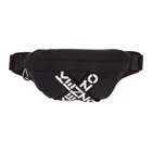 Kenzo Black Sport Logo Belt Bag