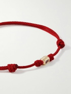 Luis Morais - Gold, Ruby and Cord Bracelet