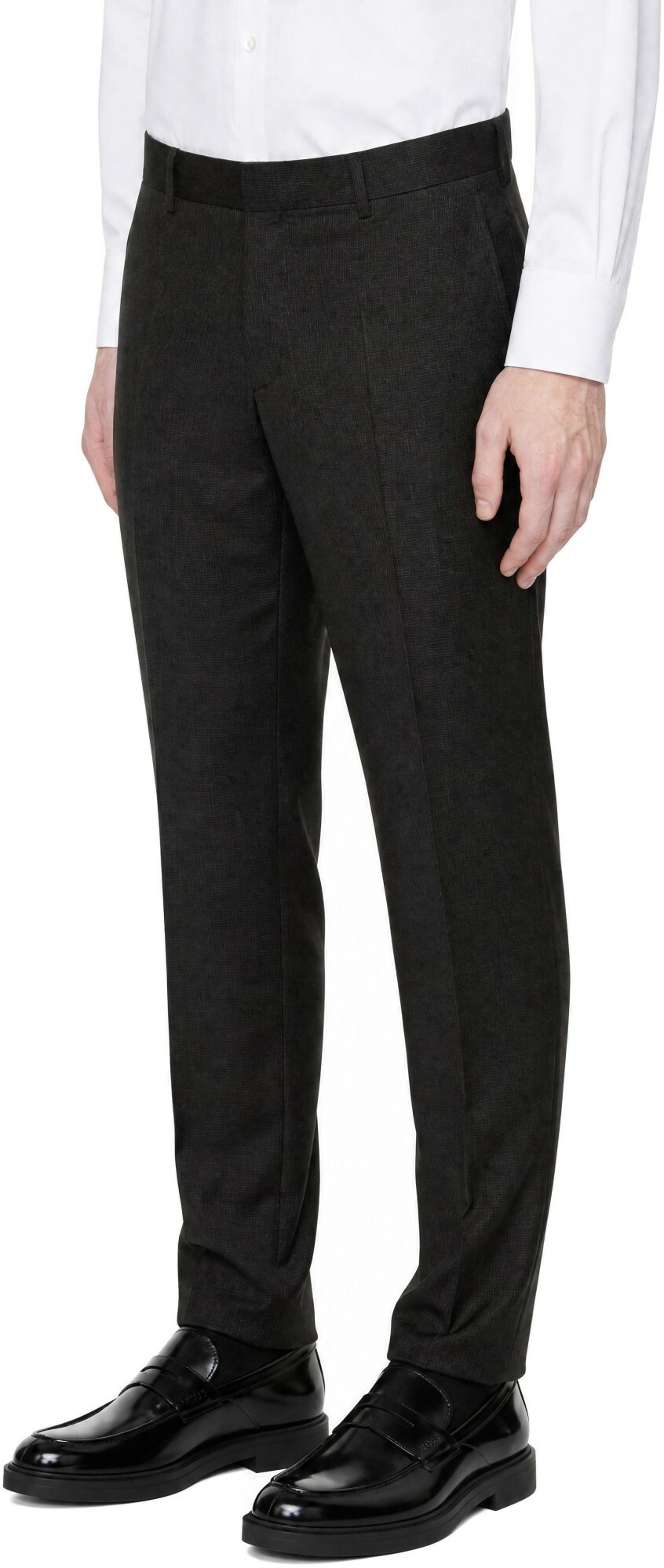 BOSS Brown Single-Breasted Suit