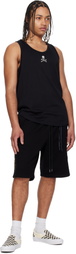 mastermind JAPAN Black Multi Patched Shorts