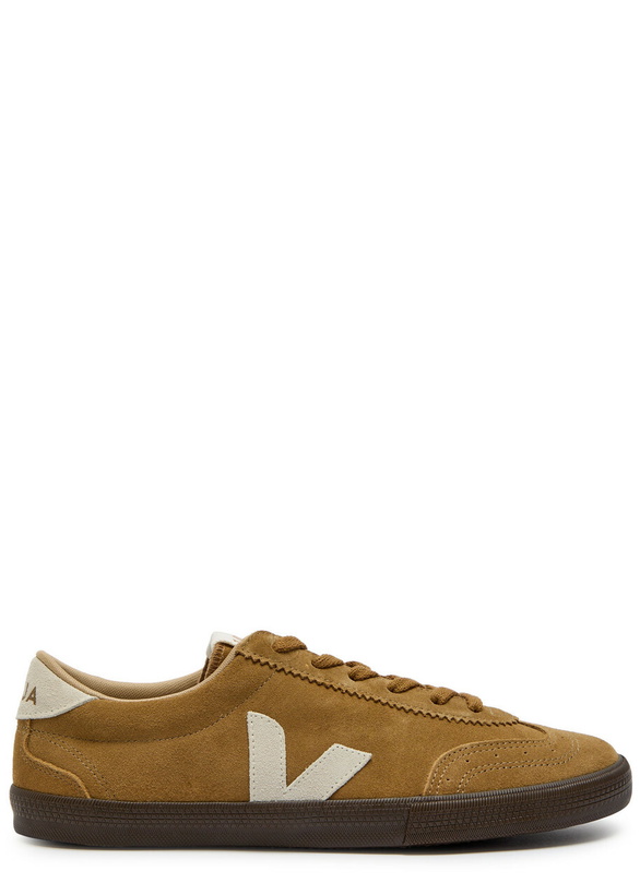 Photo: Veja Volley Brushed Suede Sneakers Camel
