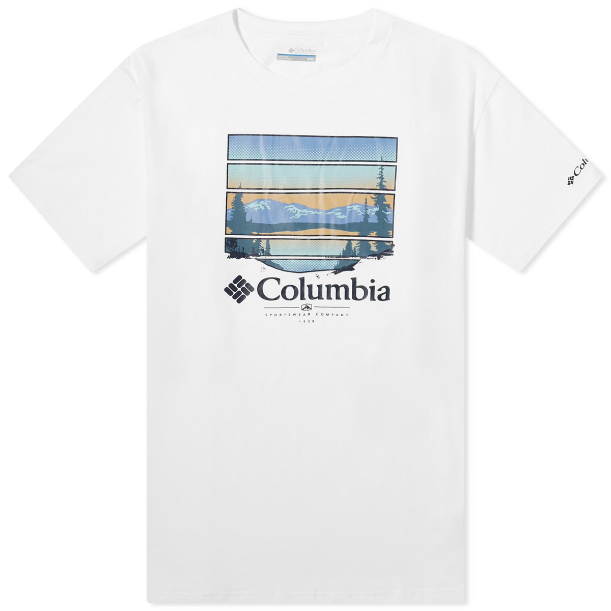 Photo: Columbia Men's Path Lake™ Vista Graphic II T-Shirt in White