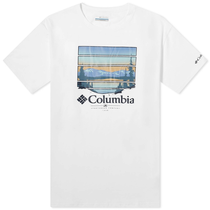 Photo: Columbia Men's Path Lake™ Vista Graphic II T-Shirt in White