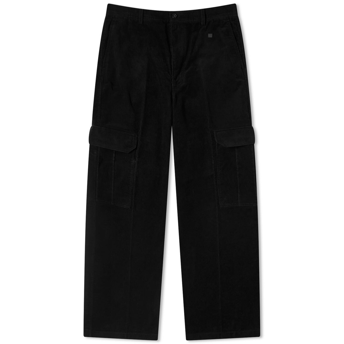 Acne Studios Men's Paroy Cord Cargo Pants in Black Acne Studios