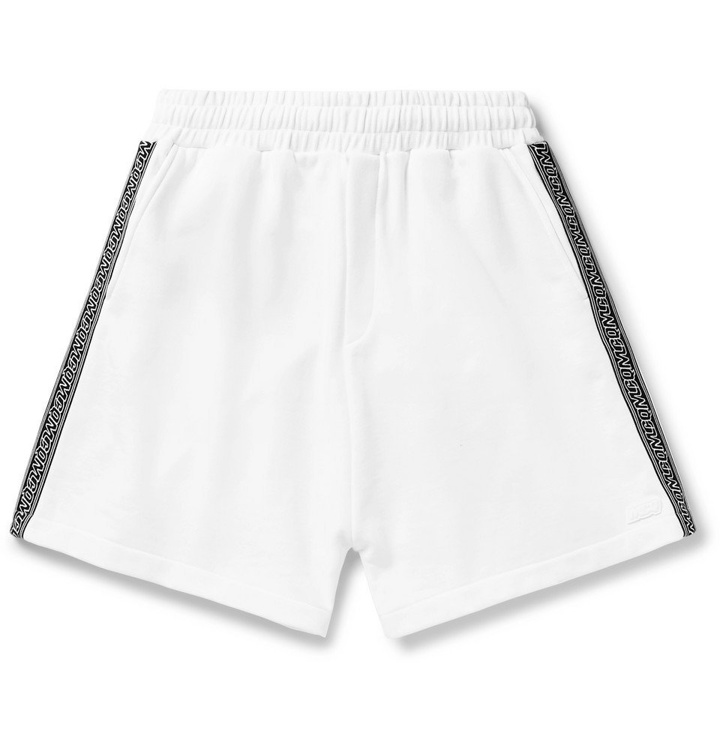 Photo: McQ Alexander McQueen - Logo-Trimmed Loopback Cotton-Jersey Shorts - White