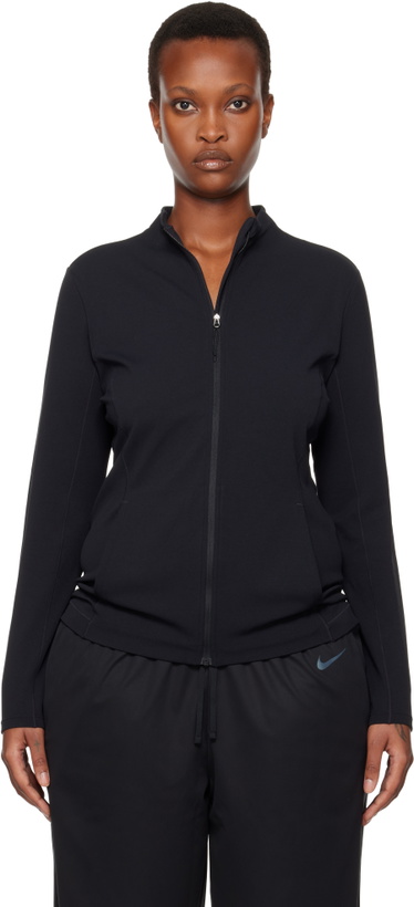 Photo: Nike Black Moisture-Wicking Sport Jacket