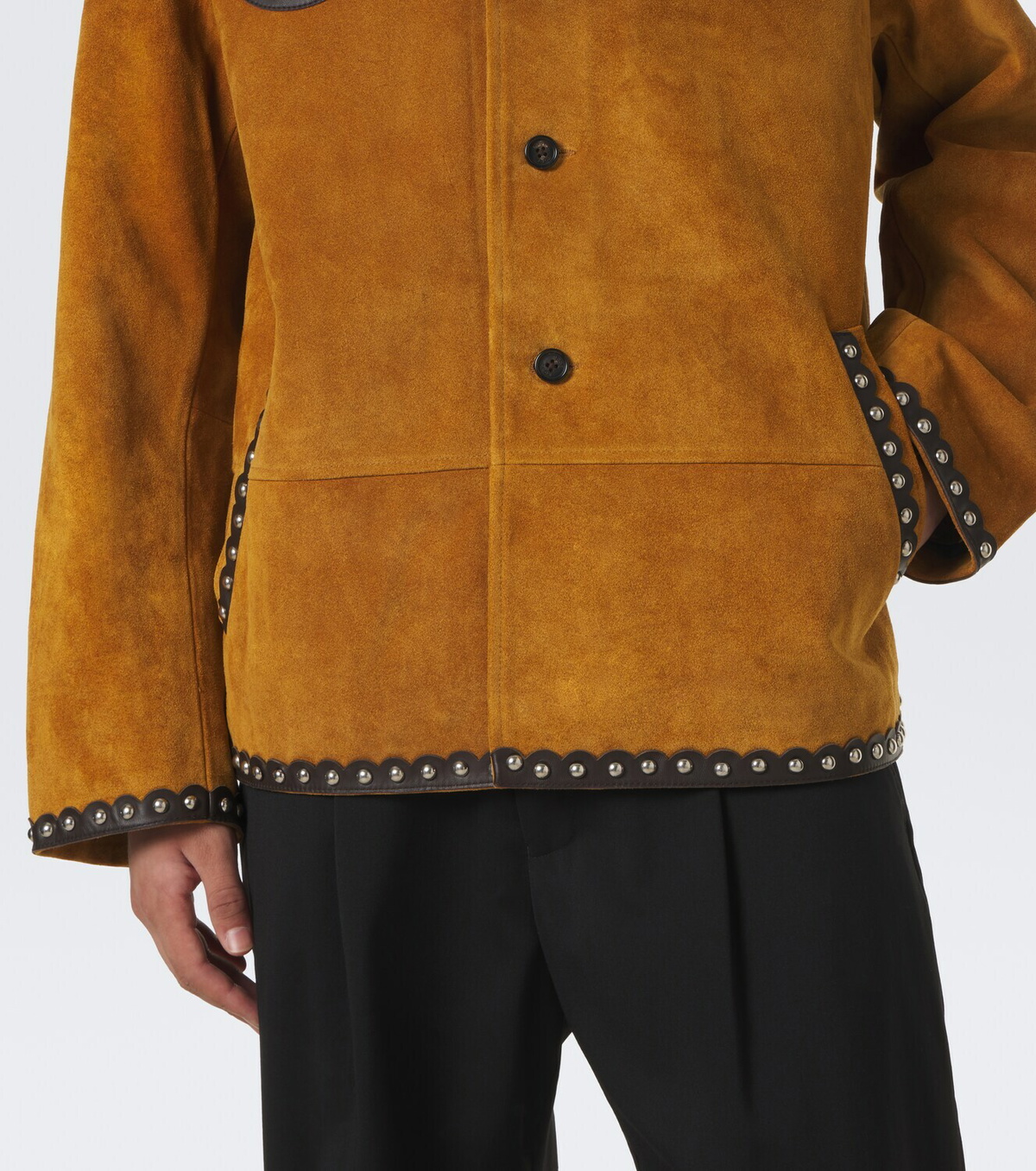 Bode Carson studded suede jacket