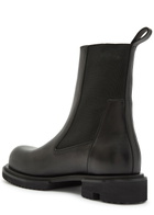 Rick Owens Gabe Leather Chelsea Boots Black