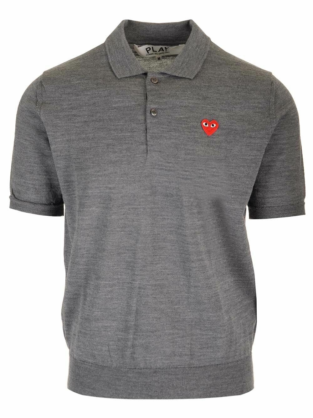 Comme des Garçons Play Wool Polo Shirt