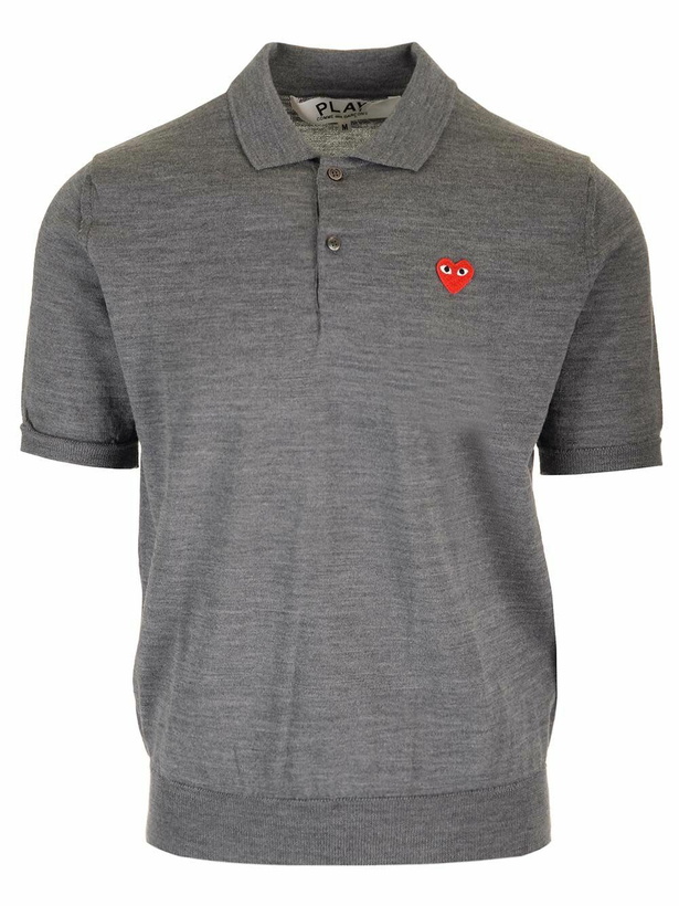 Photo: Comme des Garçons Play Wool Polo Shirt