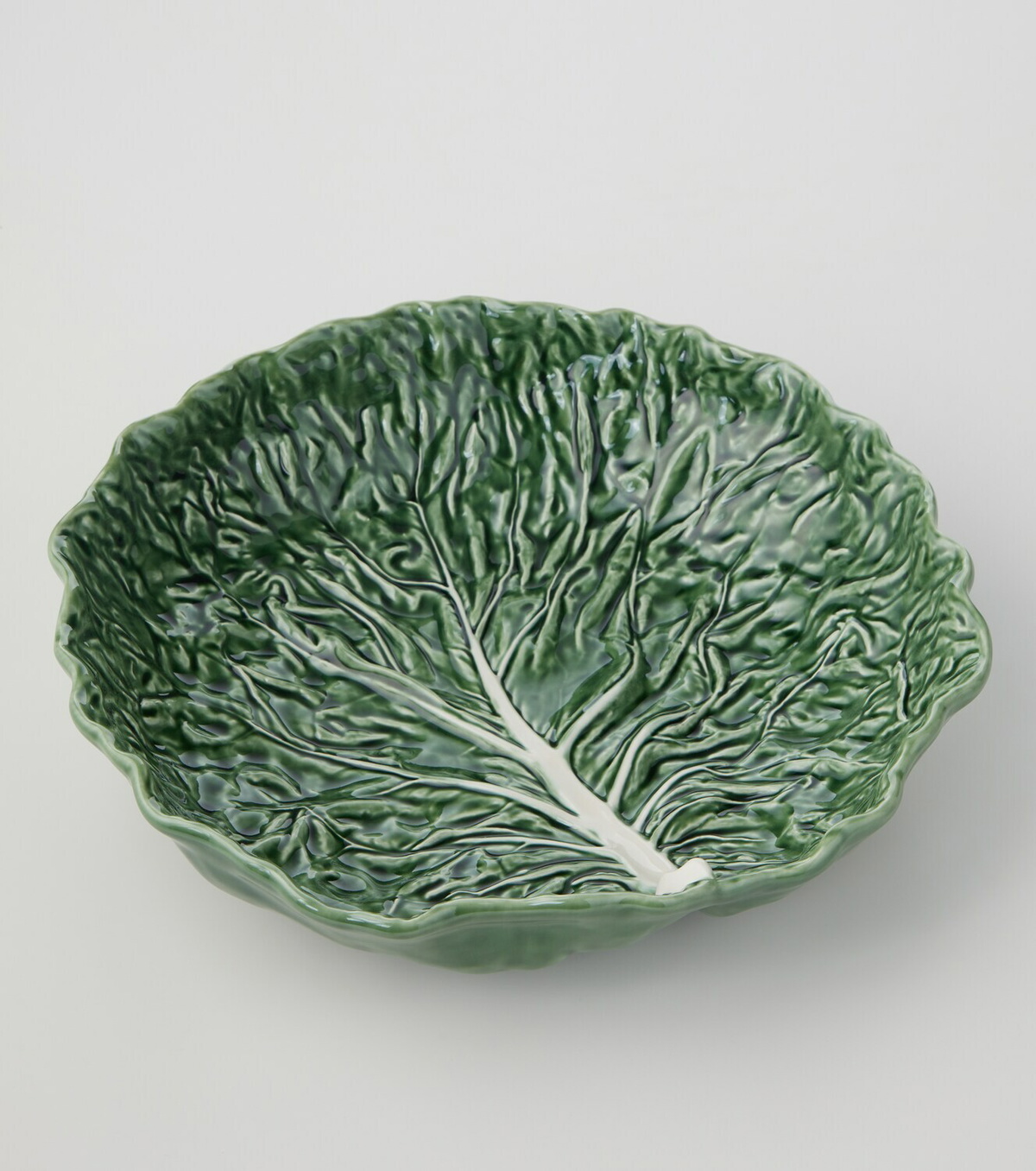 Bordallo Pinheiro Cabbage earthenware salad bowl