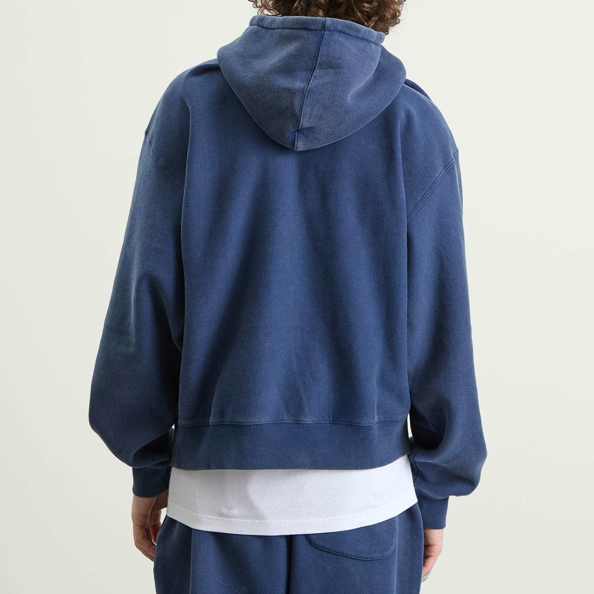 Patta Men's Classic Acid Washed Hoodie in Blue