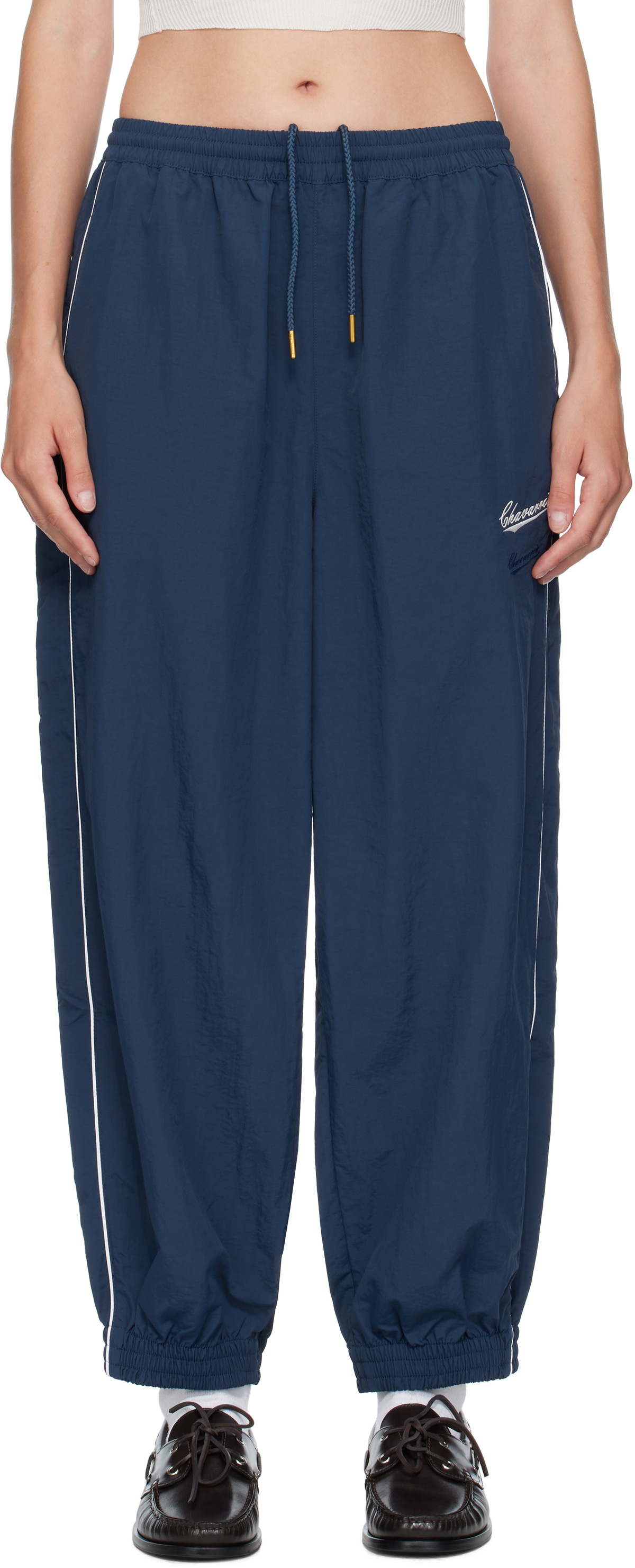 WILLY CHAVARRIA Blue Bad Boy Track Pants