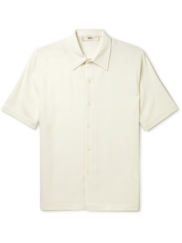 Photo: Séfr - Suneham Crepe Shirt - Neutrals