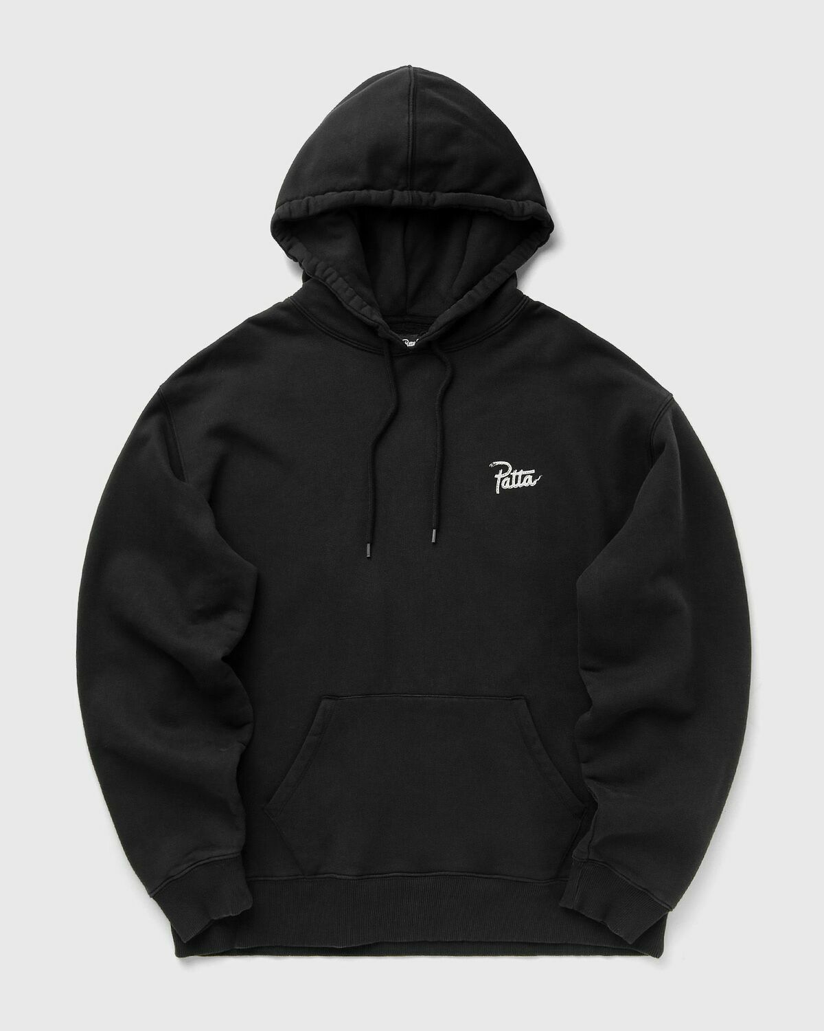 PATTA Snake Heart Boxy Hooded Sweater Black Mens Hoody