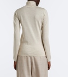 Brunello Cucinelli Cashmere and silk turtleneck sweater