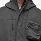 Uniform Bridge Men's Utility Anorak Hood Jacket in Black