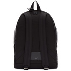 Saint Laurent Black Croc City Backpack