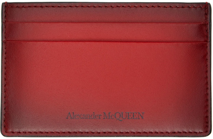 Photo: Alexander McQueen Red Leather Card Holder