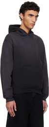 1017 ALYX 9SM Black Garment Dye Boxy Hoodie