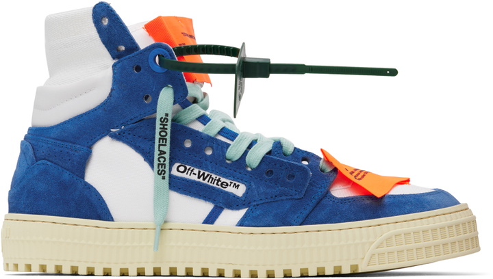 Photo: Off-White Blue High Off-Court 3.0 Sneakers