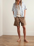 Visvim - Crosby Convertible-Collar Cotton and Linen-Blend Shirt - Neutrals