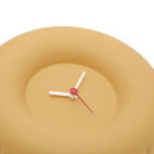 Home Studyo Holly Clock in Yolk Yellow 