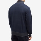 Oliver Spencer Men's Reversible Half Zip Sweatshirt in Navy/Green