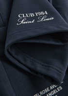 Club 1984 Melrose Printed Cotton Shorts Navy