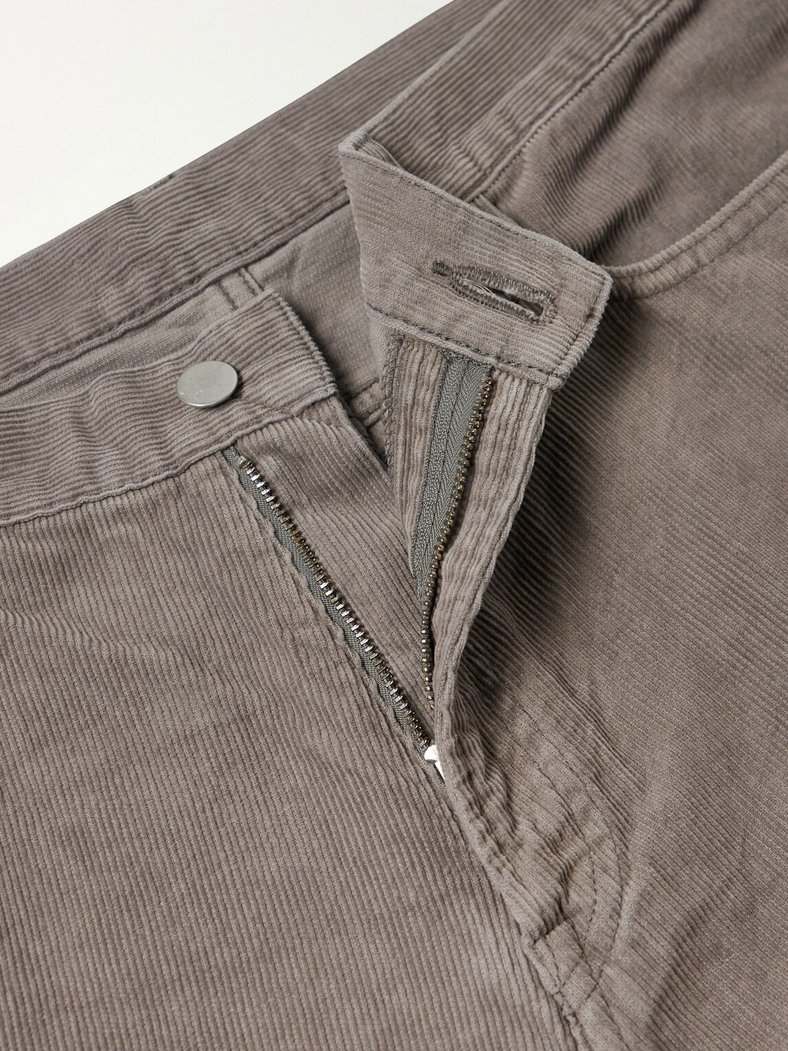 ssstein - Straight-Leg Cotton-Corduroy Trousers - Neutrals