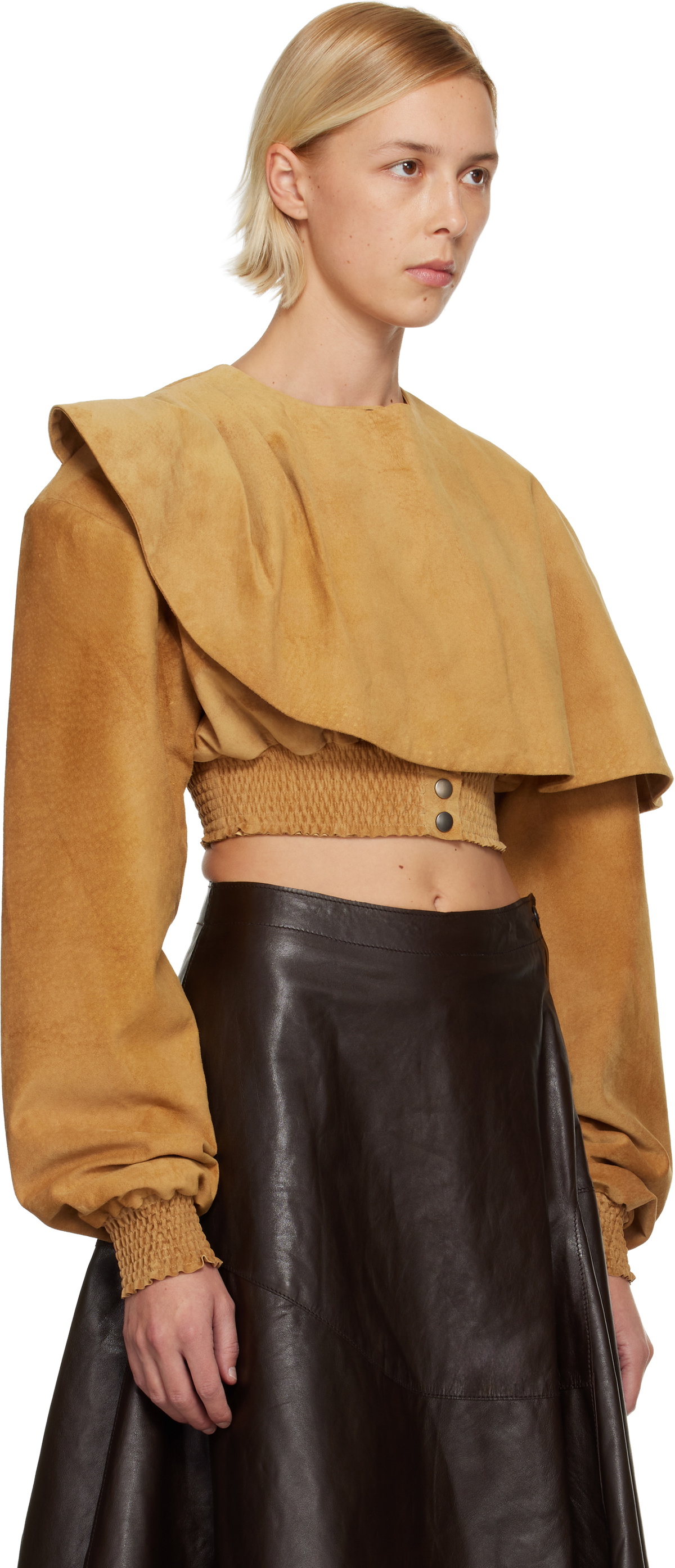 Nicklas Skovgaard Tan Sally Suede Jacket