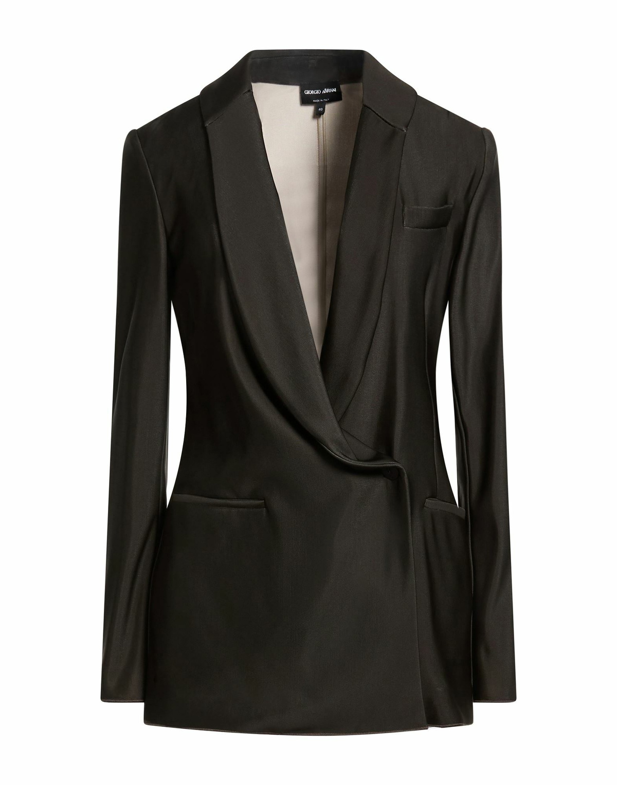 Giorgio Armani Womens Blazer Dark in Brown