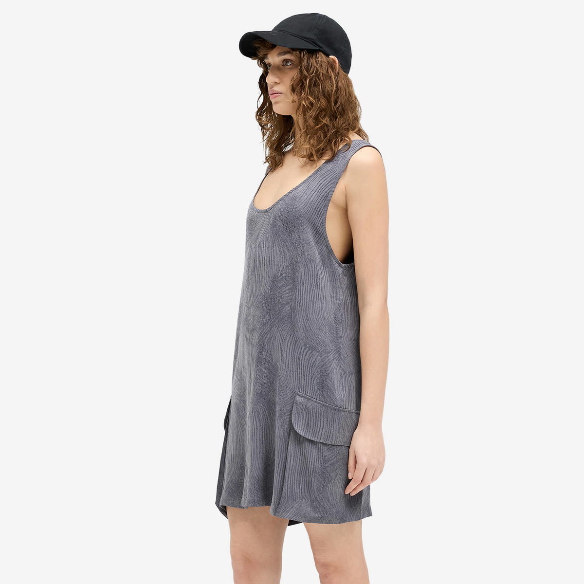 Represent Women's Swirl Mini Dress in Jet Black