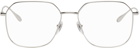 Gucci Silver Square Glasses